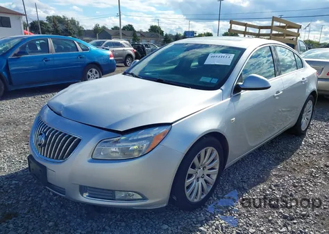 2011 Buick Regal Cxl Russelsheim из США, поврежденный, VIN W04GP5EC9B1079346